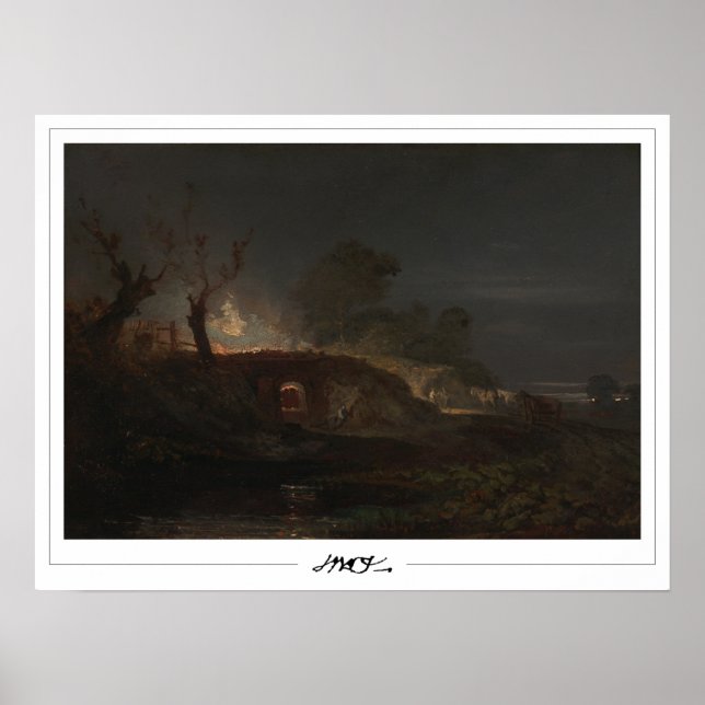 Poster Cartaz de Arte JMW Turner Zedign #5 (Frente)
