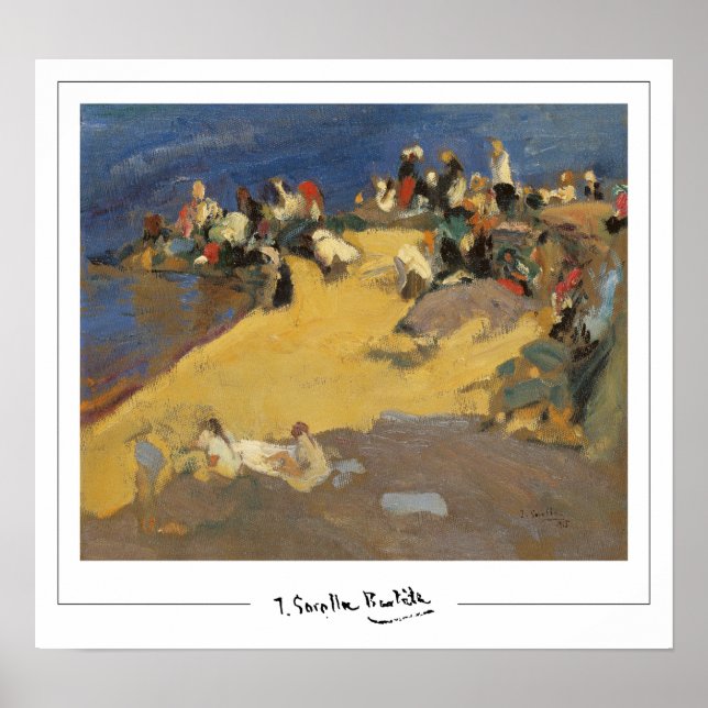 Poster Cartaz de Arte Joaquín Sorolla Zedign #2 (Frente)