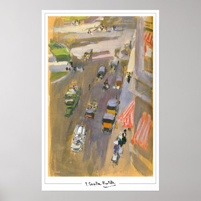 Poster Cartaz de Arte Joaquín Sorolla Zedign #20 (Frente)