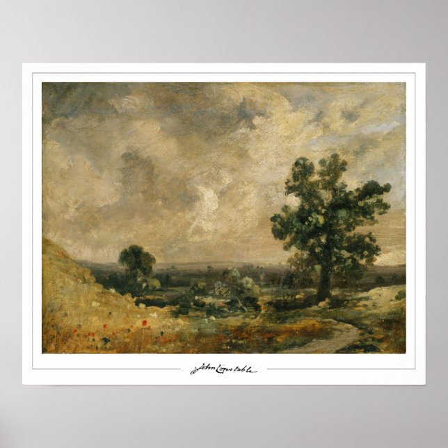 Poster Cartaz de Arte John Constable Zedign #14 (Frente)