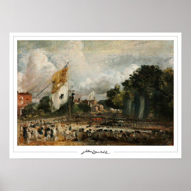 Poster Cartaz de Arte John Constable Zedign #32 (Frente)