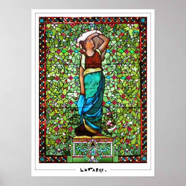 Poster Cartaz de Arte John La Farge Zedign #130 (Frente)