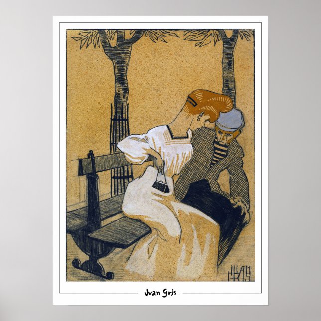 Poster Cartaz de Arte Juan Gris Zedign #277 (Frente)