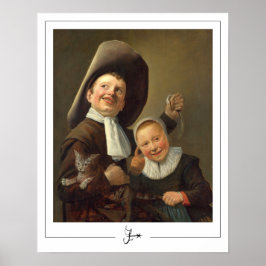 Poster Cartaz de Arte Judith Leyster Zedign #16