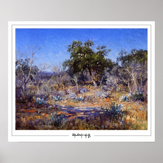 Poster Cartaz de Arte Julian Onderdonk Zedign #18 (Frente)