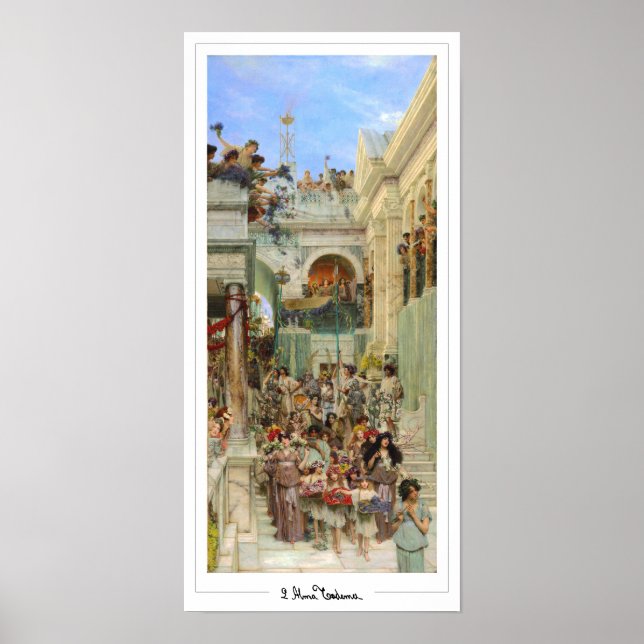Poster Cartaz de Arte Lawrence Alma-Tadema Zedign #15 (Frente)