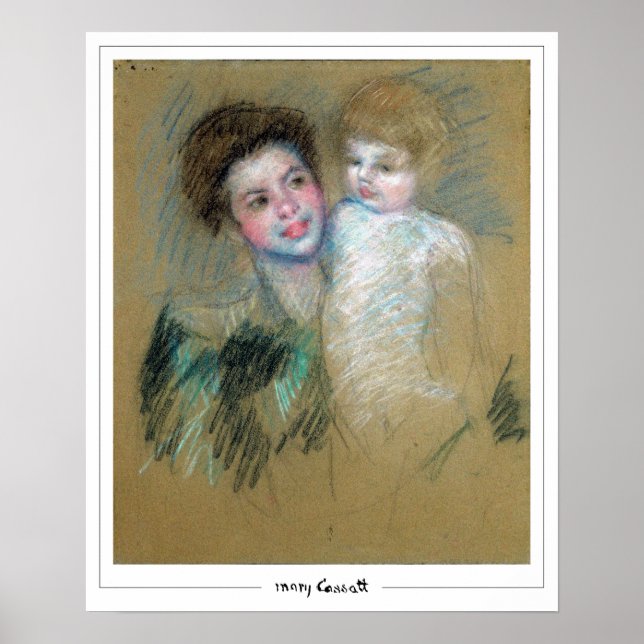 Poster Cartaz de Arte Mary Cassatt Zedign #204 (Frente)