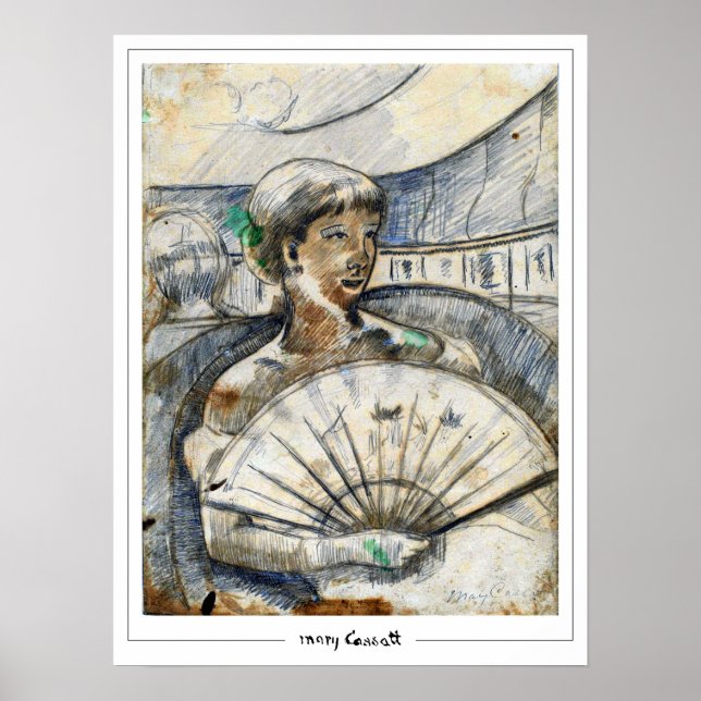 Poster Cartaz de Arte Mary Cassatt Zedign #312 (Frente)