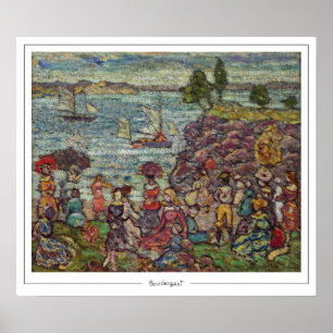 Poster Cartaz de Arte Maurice Prendergast Zedign #573