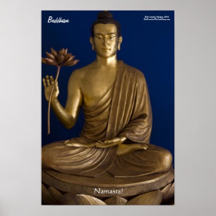 Pôster Cartaz de Arte "Namaste" do Budismo