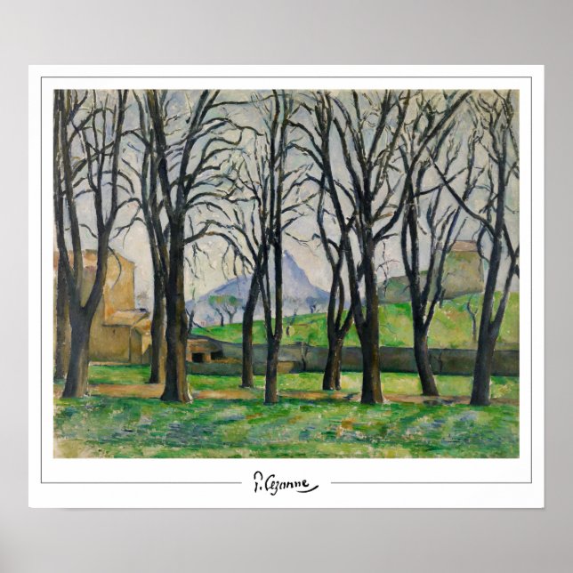 Poster Cartaz de Arte Paul Cézanne Zedign #12 (Frente)