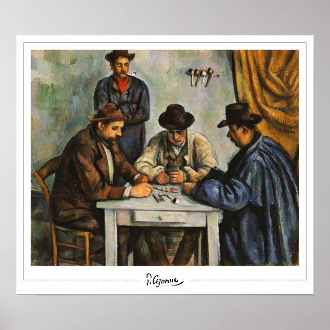 Poster Cartaz de Arte Paul Cézanne Zedign #386 (Frente)