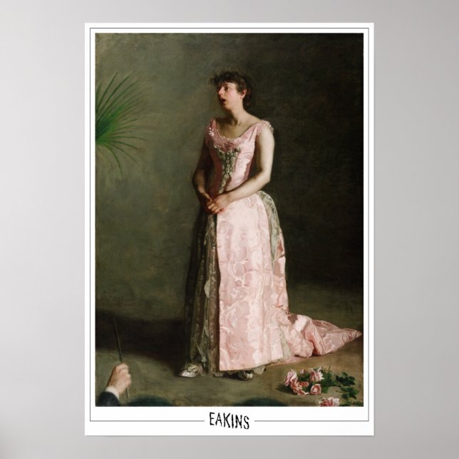 Poster Cartaz de Arte Thomas Eakins Zedign #22 (Frente)
