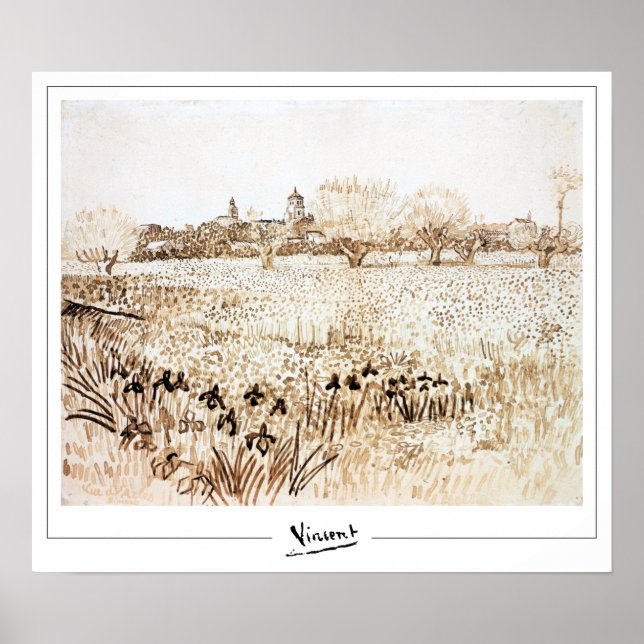 Poster Cartaz de Arte Vincent Van Gogh Zedign #206 (Frente)