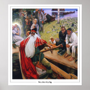 Poster Cartaz de Arte Zedign de Akseli Gallen-Kallela #47