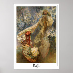 Poster Cartaz de Arte Zedign de Alphonse Mucha #165
