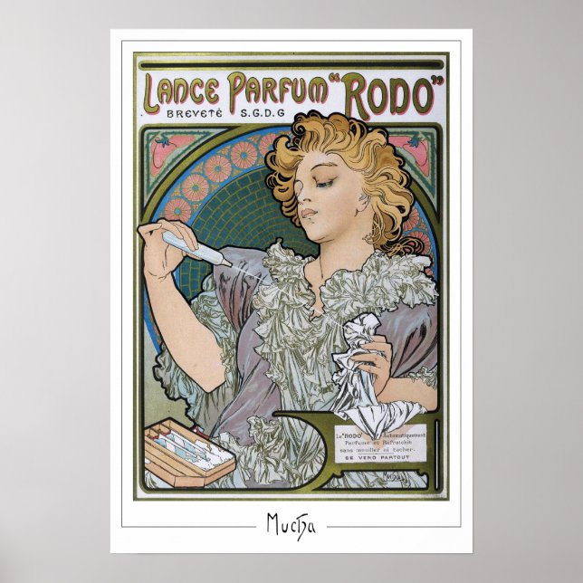 Poster Cartaz de Arte Zedign de Alphonse Mucha #2 (Frente)