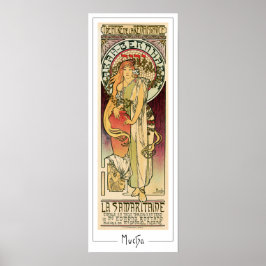 Poster Cartaz de Arte Zedign de Alphonse Mucha #329