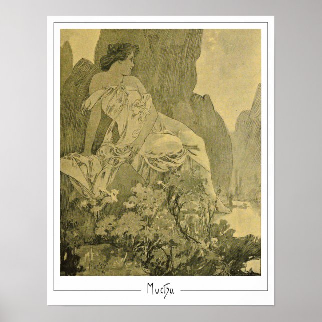 Poster Cartaz de Arte Zedign de Alphonse Mucha #335 (Frente)