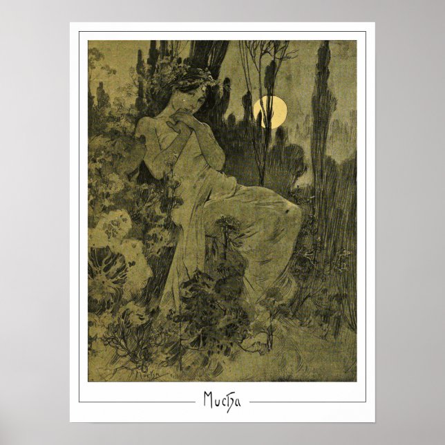 Poster Cartaz de Arte Zedign de Alphonse Mucha #352 (Frente)