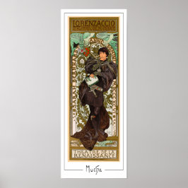 Poster Cartaz de Arte Zedign de Alphonse Mucha #371