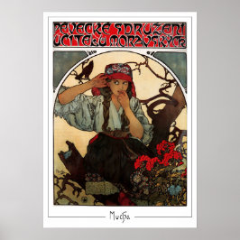 Poster Cartaz de Arte Zedign de Alphonse Mucha #374