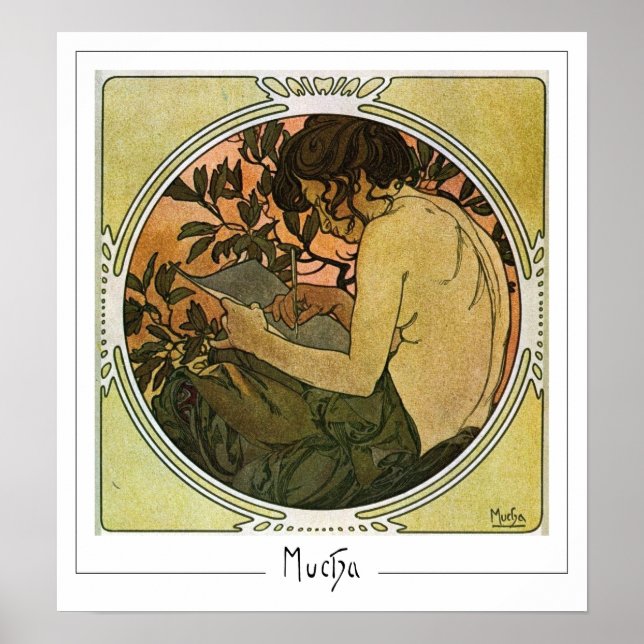Poster Cartaz de Arte Zedign de Alphonse Mucha #41 (Frente)
