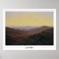 Cartaz de Arte Zedign de Caspar David Friedrich #1