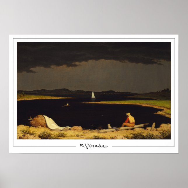Poster Cartaz de Arte Zedign de Martin Johnson Heade #40 (Frente)