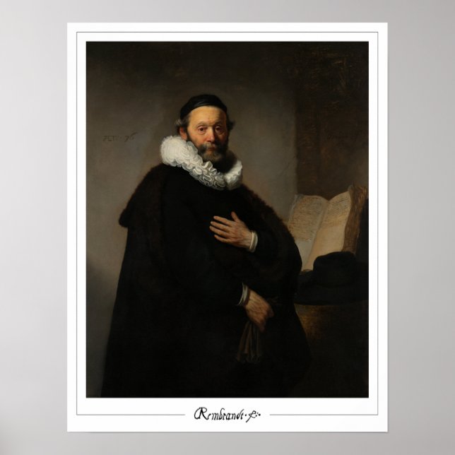 Poster Cartaz de Arte Zedign de Rembrandt van Rijn #337 (Frente)