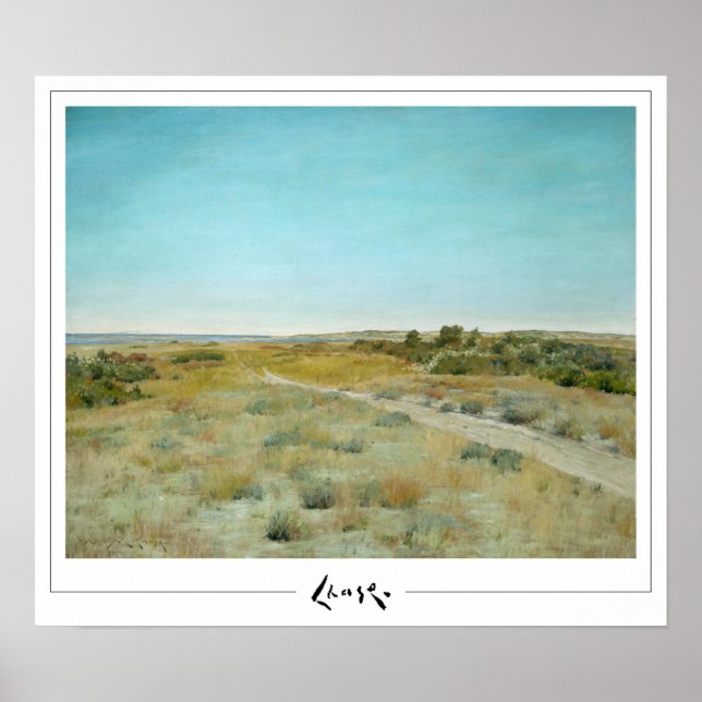 Poster Cartaz de Arte Zedign de William Merritt Chase #1 (Frente)