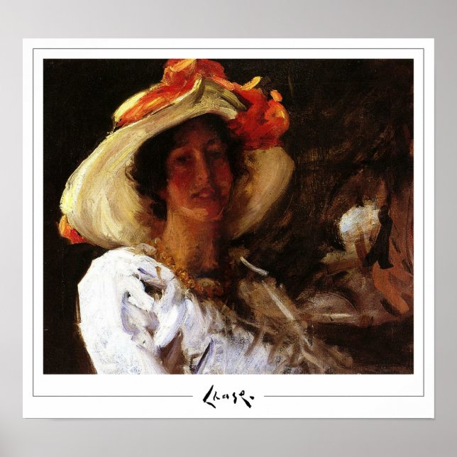 Poster Cartaz de Arte Zedign de William Merritt Chase #26 (Frente)