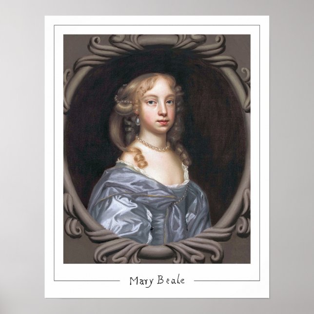Poster Cartaz de Arte Zedign Mary Beale #2 (Frente)