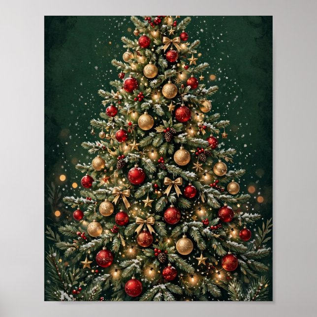 Poster Cartaz de Árvore de Natal (Frente)