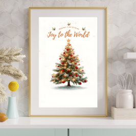 Poster Cartaz de Árvore de Natal — Férias Mágicas de Inve