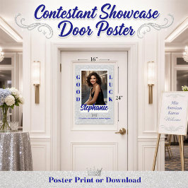 Poster Cartaz de Banner de Porta de Concurso Personalizad