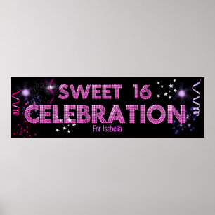 Pôster Cartaz de Banner Sweet 16