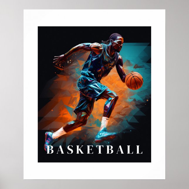 Poster Cartaz de Basquetebol (Frente)