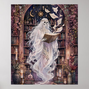Poster Cartaz de Biblioteca Fantasmagórica Gótica - Acade