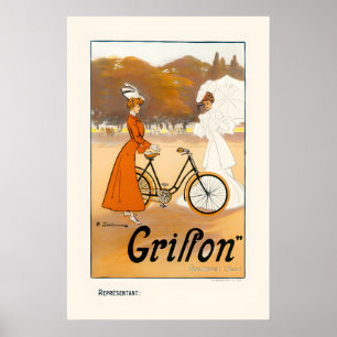 Poster Cartaz de Bicicleta Antiga Griffon