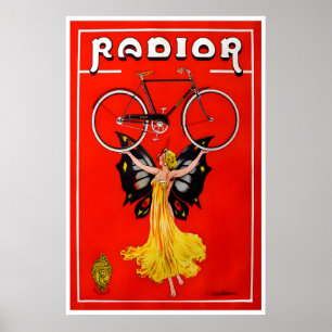 Poster Cartaz de Bicicleta Ciclismo Vintage Arte de Cicli