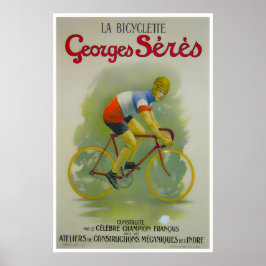 Poster Cartaz de Bicicleta Francês Arte de Ciclismo Impre