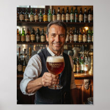 Cartaz de Boas-Vindas à Cervejaria da Abadia Belga