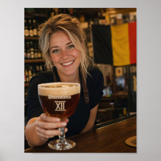 Poster Cartaz de Boas-Vindas ao Crepúsculo da Belgian Ale