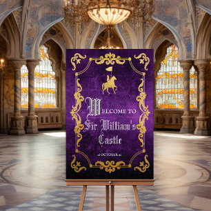 Poster Cartaz de Boas-Vindas da Renascença Medieval