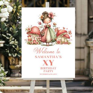 Poster Cartaz de Boas-Vindas de 1º Aniversário da Fada Má