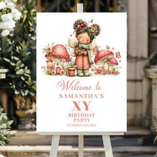 Poster Cartaz de Boas-Vindas de 2º Aniversário da Fada Ma