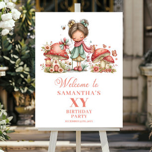 Poster Cartaz de Boas-Vindas de Aniversário de 7 Anos da