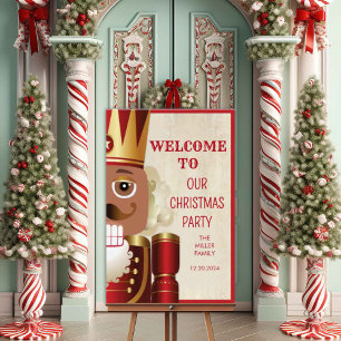 Poster Cartaz de Boas-Vindas de Natal do Quebra-Nozes