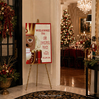Poster Cartaz de Boas-Vindas de Natal do Quebra-Nozes